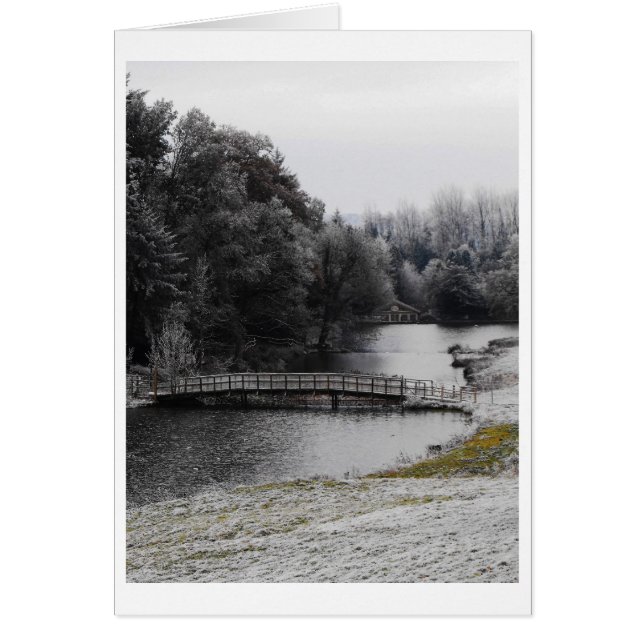 Pont sur l'eau glacée (Devant)