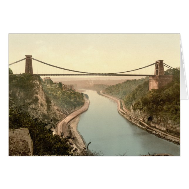 Pont suspendu II, Bristol, Angleterre de Clifton (Devant horizontal)