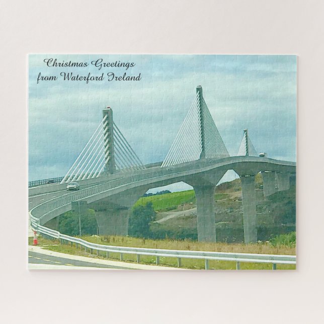 Pont suspendu Waterford Irlande. Puzzle (Horizontal)