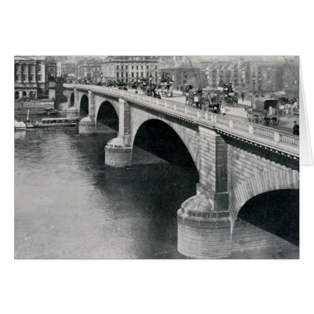 Pont vintage de Londres (Devant horizontal)