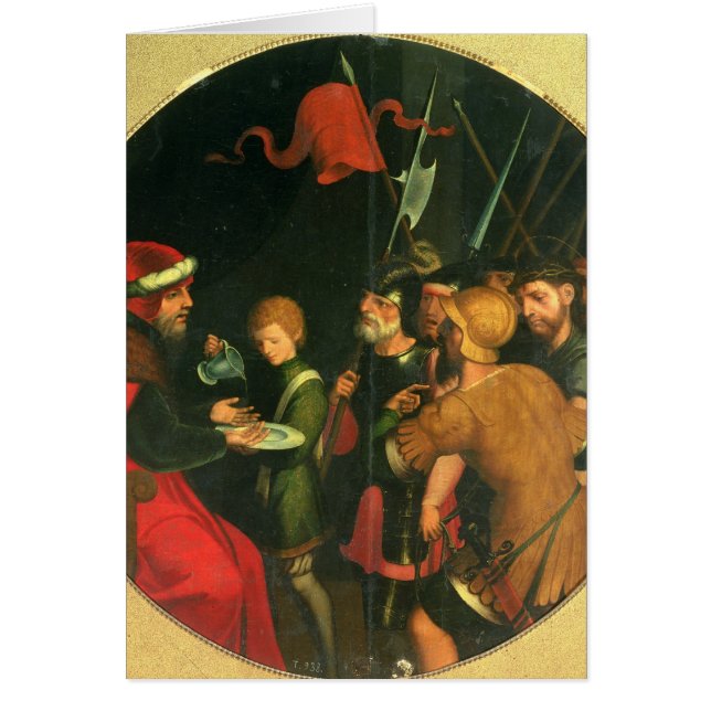 Pontius Pilate se lavant les mains (Devant)