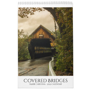 Ponts couverts - Marie Cardona - Calendrier 2022