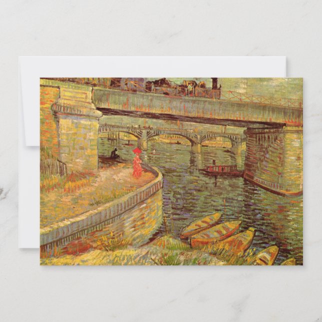 Ponts sur la Seine, Asnières par Vincent van Gogh (Devant)