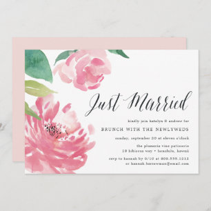 Pony florissant Invitation de Mariage Brunch