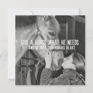 PONY LOVE carte 5,25 x 5,25