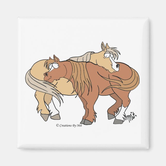 Pony Pals Magnet - Blanc (Devant)