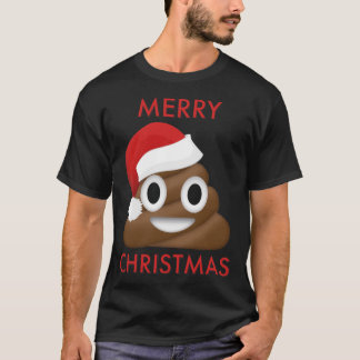 Poo Emoji Joyeux T-Shirt de Noël Essentiel