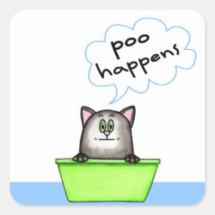 Poo Happens Chat Sticker
