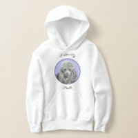 Poodé Jouet miniature Argent gris bleu Chien Art