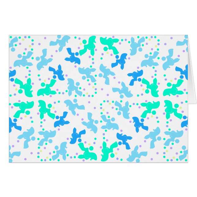 Poodle blue point pattern (Devant horizontal)