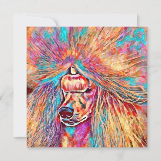 Poodle couleur printemps (Devant)