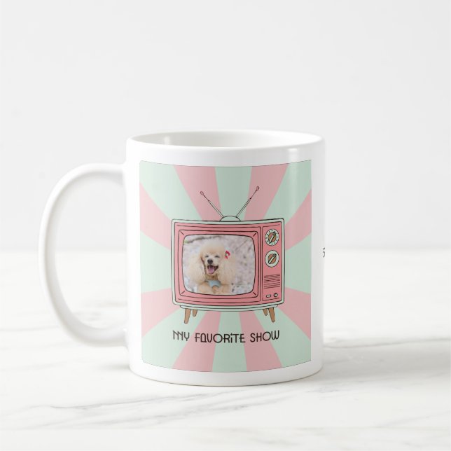 Poodle custom photo mug personalized dog mom  (Gauche)