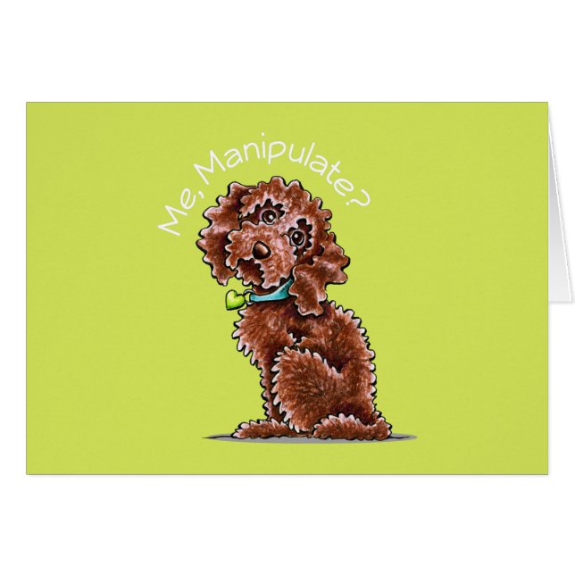 Poodle de chocolat Mélanger moi Manipuler (Devant horizontal)