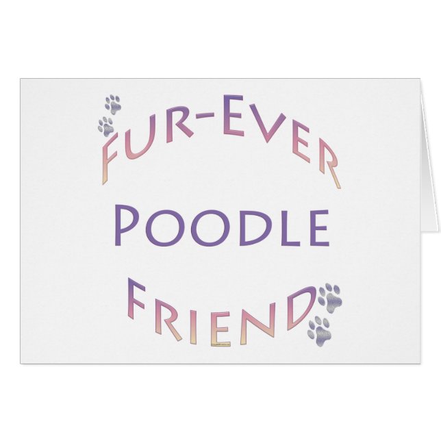 Poodle Furever (Devant horizontal)