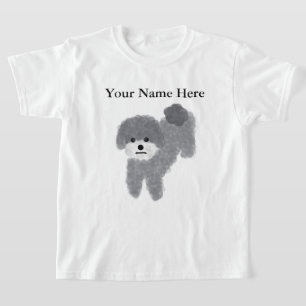 Poodle gris #2 T-shirt