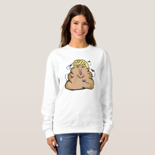 poop donald trump femmes sweatshirts