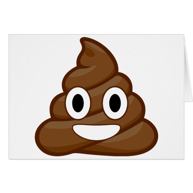 poop emoji (Devant horizontal)