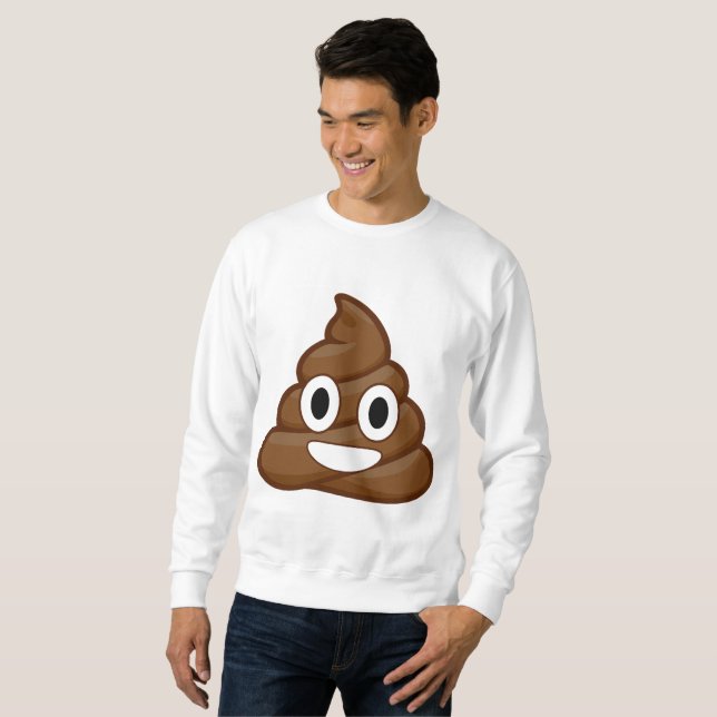 poop emoji sweatshirt (Devant entier)