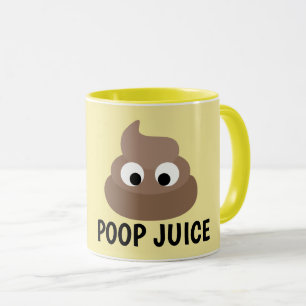 POOP JUS Drôle Mugs de café