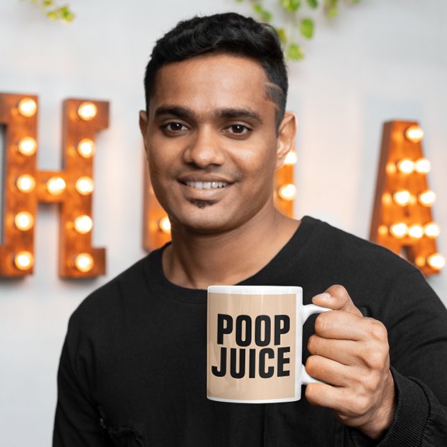 POOP JUS FUNNY DAD CAFÉ MUGS (Créateur téléchargé)