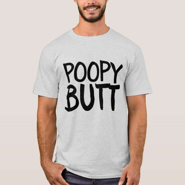 POOPY MAIS ANNIVERSAIRE AMUSANT T-SHIRTS D'ANNIVER (Devant)
