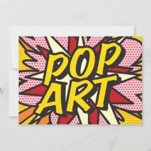 POP ART Amusant Rétro Bande Dessinée Pop Art