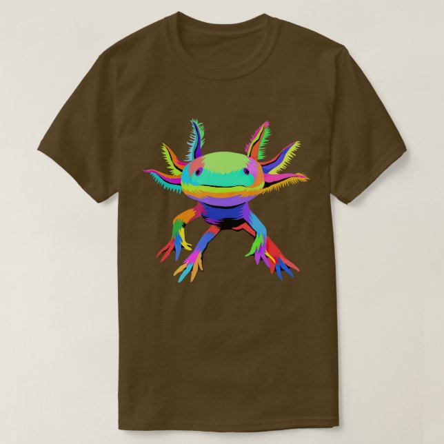 Pop Art Axolotl TShirt (Design devant)