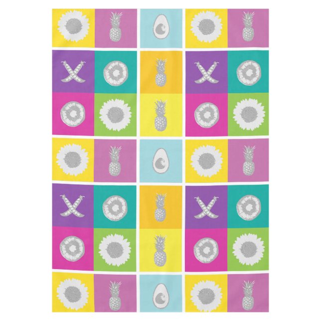 Pop Art Botanique & Fruit Design Nappe (Devant)