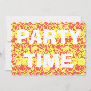 Pop art bulle envelopper invitation fête d'anniver