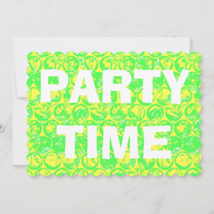Pop art bulle envelopper invitation fête d'anniver