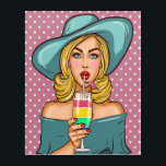 Pop Art Cocktail Chill Acrylique Mur Art<br><div class="desc">J'ai plusieurs versions de ceci et d'autres fabuleux Pop Art Women and Men sur mes Collections et sur le chemin. Je peux imaginer cela dans une chambre contemporaine ou un bâtiment d'entreprise élégant, ainsi qu'un cadre plus rustique. Veuillez consulter ma catégorie d'art ainsi que plusieurs de mes COLLECTIONS. J'ADORE LES...</div>
