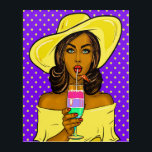 Pop Art Cocktail Chill Acrylique Mur Art<br><div class="desc">J'ai plusieurs versions de ceci et d'autres fabuleux Pop Art Women and Men sur mes Collections et sur le chemin. Je peux imaginer cela dans une chambre contemporaine ou un bâtiment d'entreprise élégant, ainsi qu'un cadre plus rustique. Veuillez consulter ma catégorie d'art ainsi que plusieurs de mes COLLECTIONS. J'ADORE LES...</div>