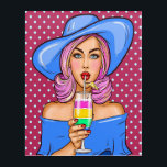 Pop Art Cocktail Chill Acrylique Mur Art<br><div class="desc">J'ai plusieurs versions de ceci et d'autres fabuleux Pop Art Women and Men sur mes Collections et sur le chemin. Je peux imaginer cela dans une chambre contemporaine ou un bâtiment d'entreprise élégant, ainsi qu'un cadre plus rustique. Veuillez consulter ma catégorie d'art ainsi que plusieurs de mes COLLECTIONS. J'ADORE LES...</div>
