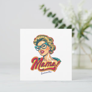 Pop Art de Mama Retro Personnalisé 2