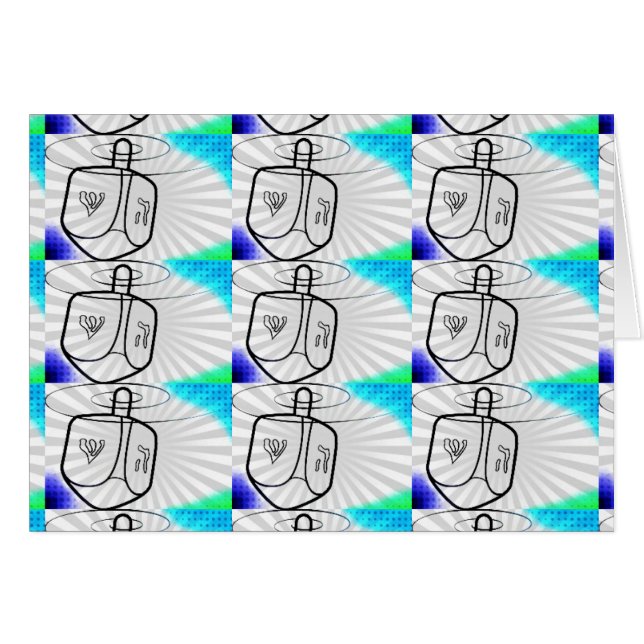 Pop Art Dreidel (Devant horizontal)