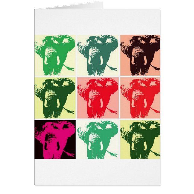 Pop Art Elephants (Devant)