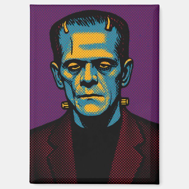 Pop Art Frankenstein Magnet (Recto)