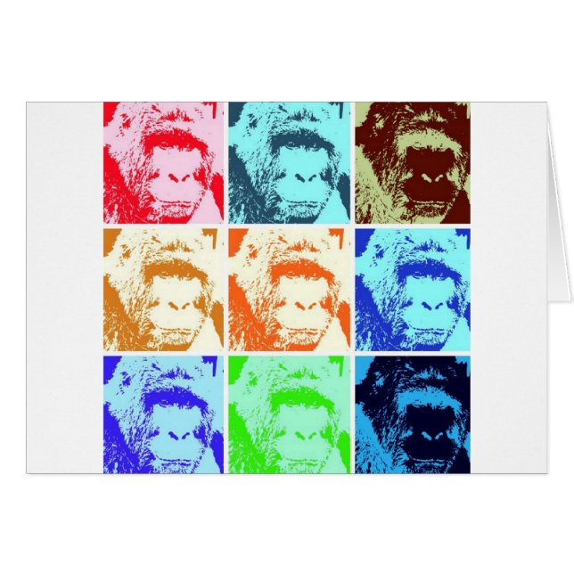 Pop Art Gorilla (Devant horizontal)