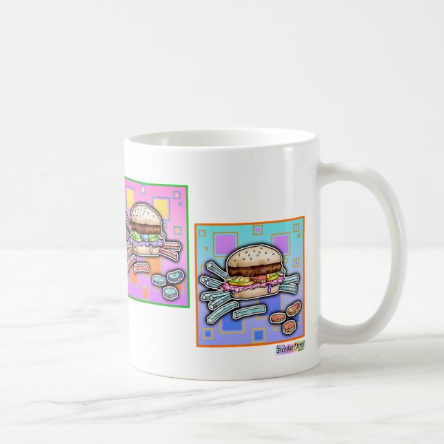 Pop Art HAMBURGER MUG (Droite)