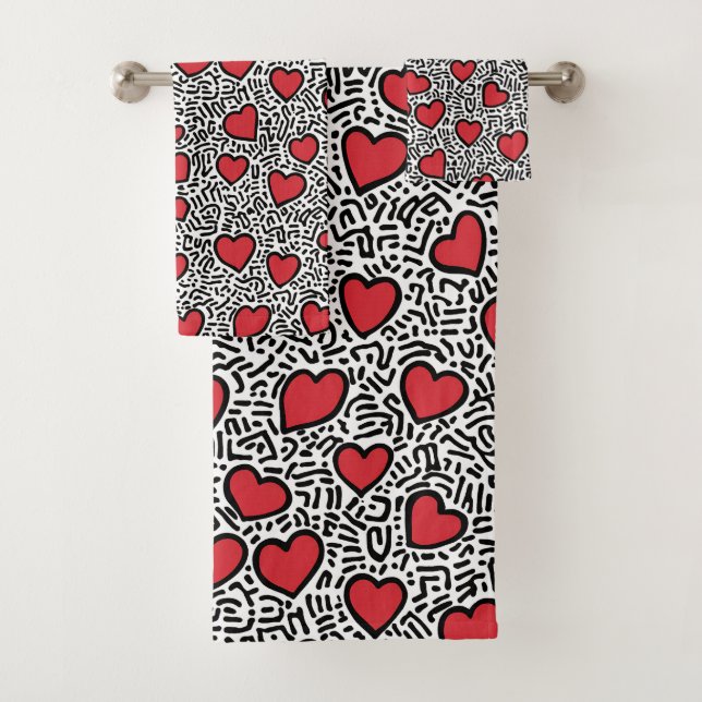 Pop Art Heart Motif (En situation)