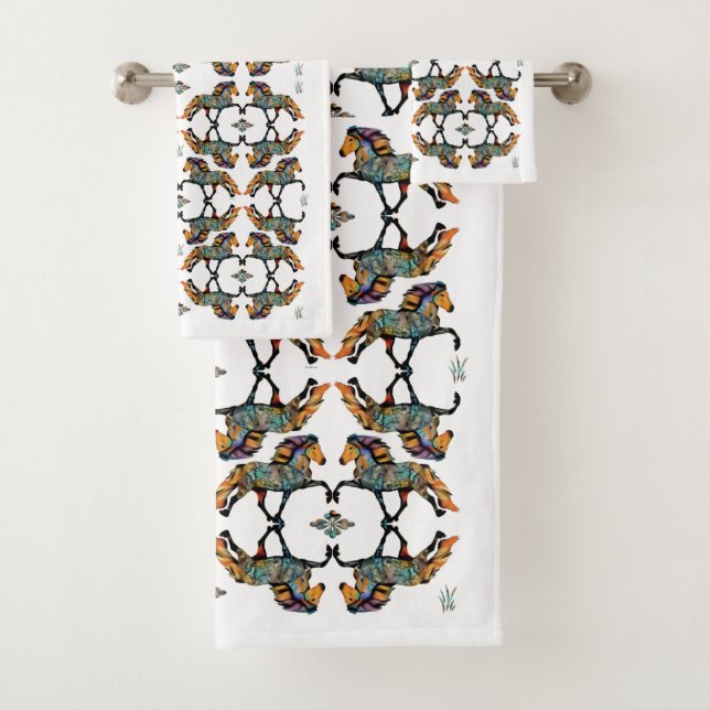 Pop Art islandais Cheval  (En situation)