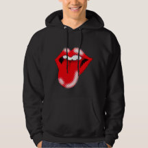 Pop Art Lips & Tongue Sweat - shirt à capuche | Gr