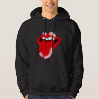 Pop Art Lips & Tongue Sweat - shirt à capuche | Gr