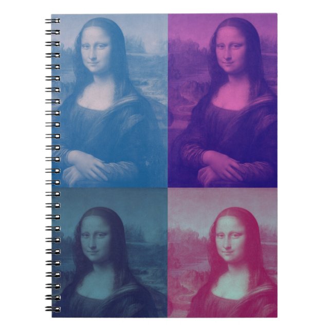 Pop Art Mona Lisa Carnet (Devant)