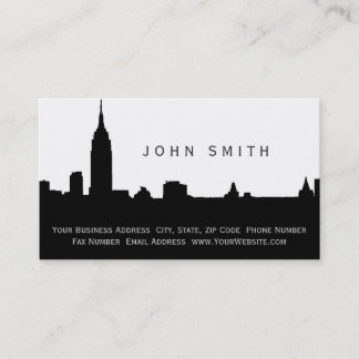 Pop Art New York City Carte de visite