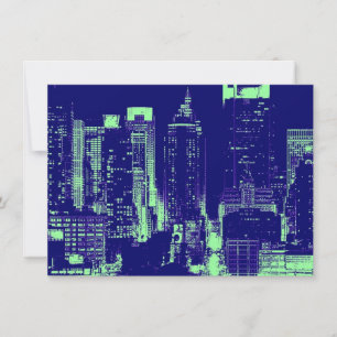 Pop Art New York City Invitation