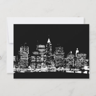 Pop Art New York City Invitation