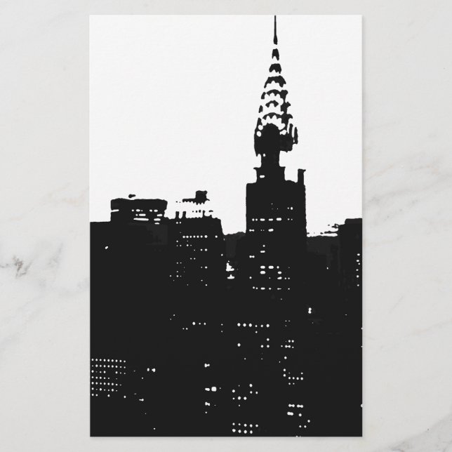 Pop Art New York Silhouette (Devant)