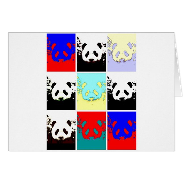 Pop Art Panda (Devant horizontal)