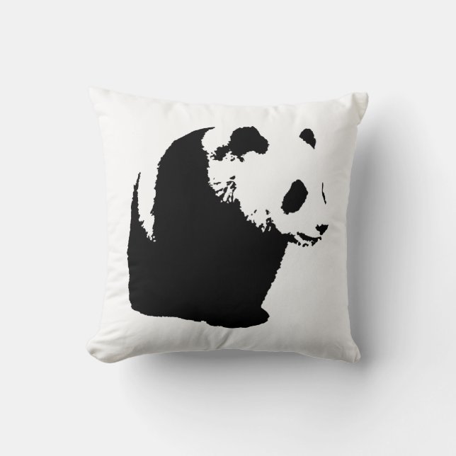 Pop Art Panda Lance Oreillers (Recto)